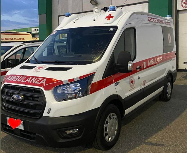 Crema, nuova ambulanza per la Croce rossa
