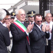Taglio del nastro per la fiera patronale
