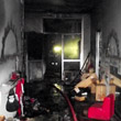 Asilo in fiamme, gli accertamenti