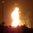 Cabina del metano in fiamme: � stato un incidente