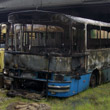 Fiamme nella rimessa di Autoguidovie: brucia pullman
