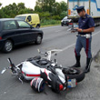 Ciclista travolto da una moto: l'anziano � grave