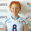 Laura Baggi, la rossa campionessa per il Crema volley