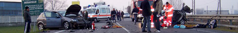Madignano: carambola di auto, un morto e nove feriti