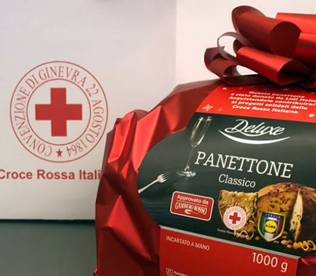 Panettone solidale per la Croce rossa italiana