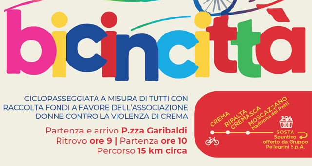 'Bicincittà', contro la violenza sulle donne