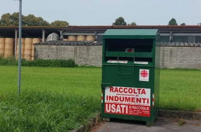 Chieve: abiti usati, collocato nuovo raccoglitore