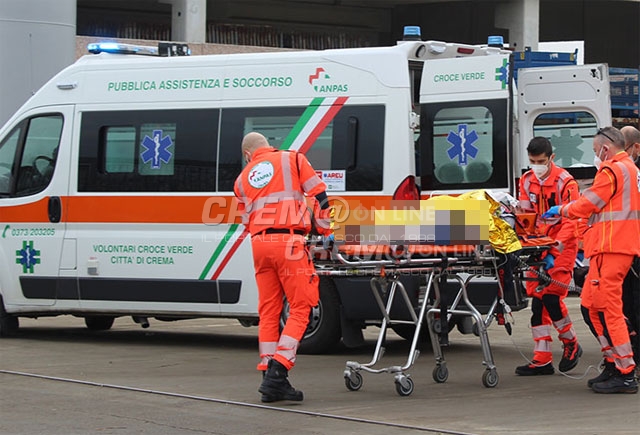 Infortunio a Castelleone, ferita una donna