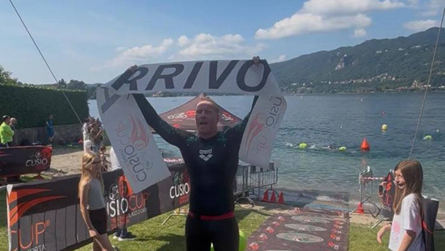Cusio, Muletti trionfa nel nuoto in acque libere