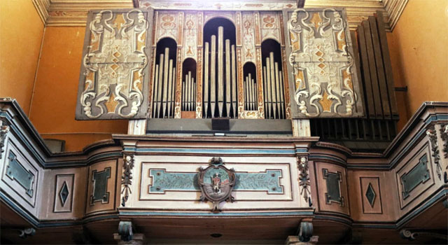 Restauro dell'organo del santuario di san Rocco